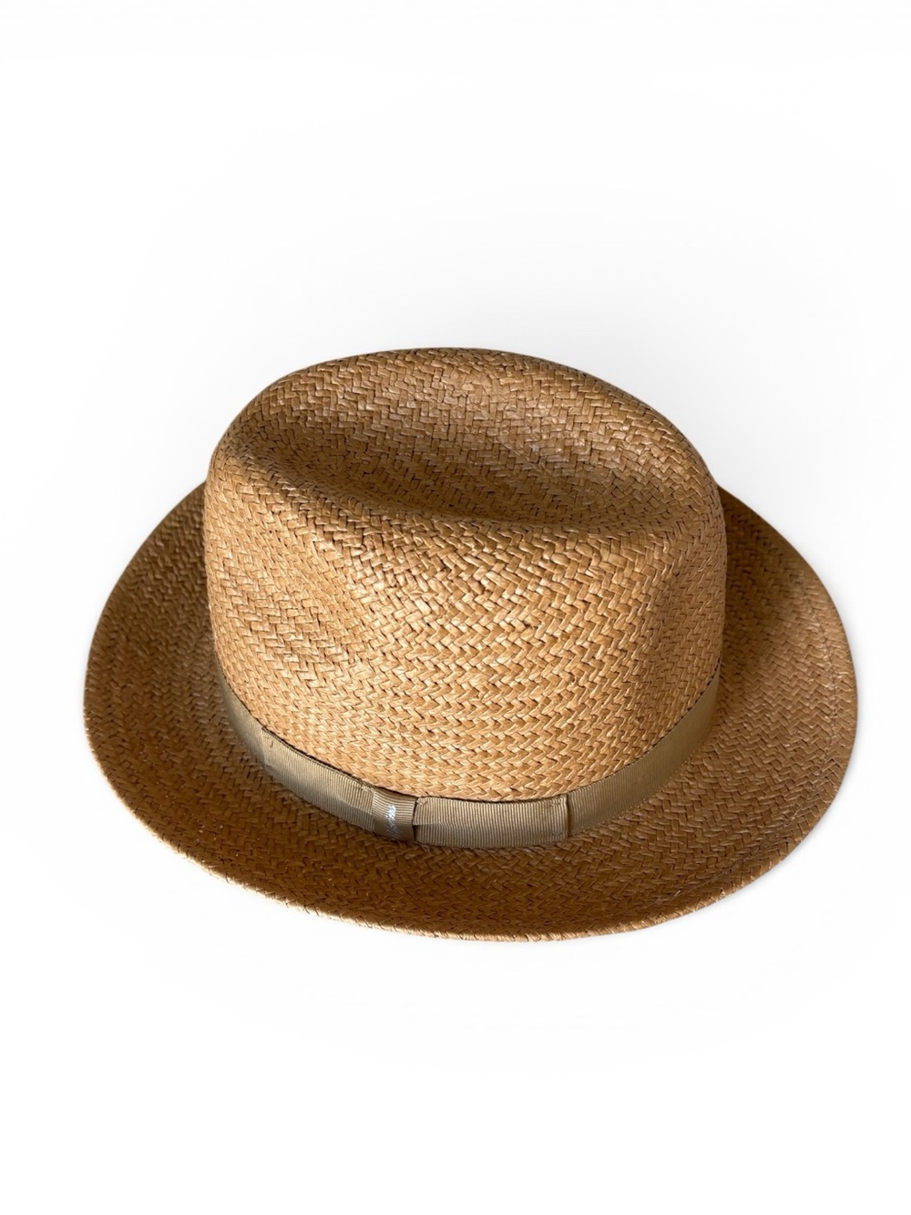 Wigens Straw Fedora Hat Men's Medium Classic Panama Style Hat NW